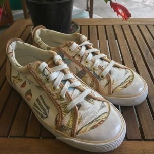 Authentic Coach Barrett Beach Sneakers Size 8